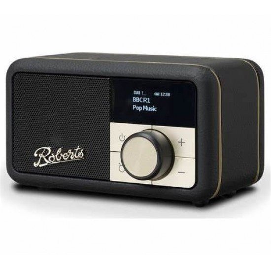 Roberts Revival Petite FM Radio with Bluetooth | Black - DAB DIGITAL RADIO - Beattys of Loughrea