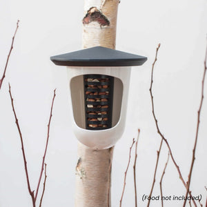 Singing Friend Multi Feedr Bird Feeder Grey & White - BIRD HOUSE/ FEEDERS - Beattys of Loughrea
