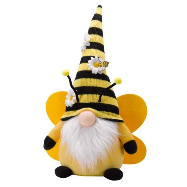 Yellow Indoors Plush BuzzGonk 38cm - GARDEN ORNAMENTS INCL SOLAR - Beattys of Loughrea