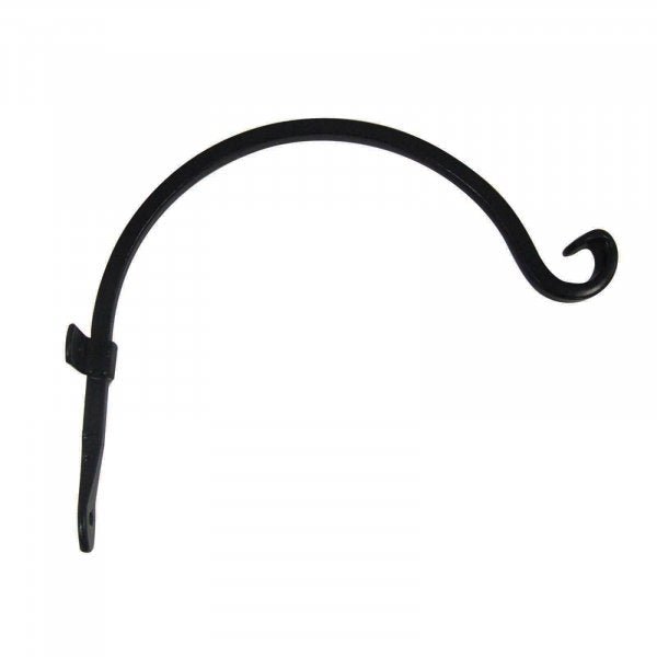 8in Forge Round Hook - HANGING BASKET, LINER, BRACKET - Beattys of Loughrea