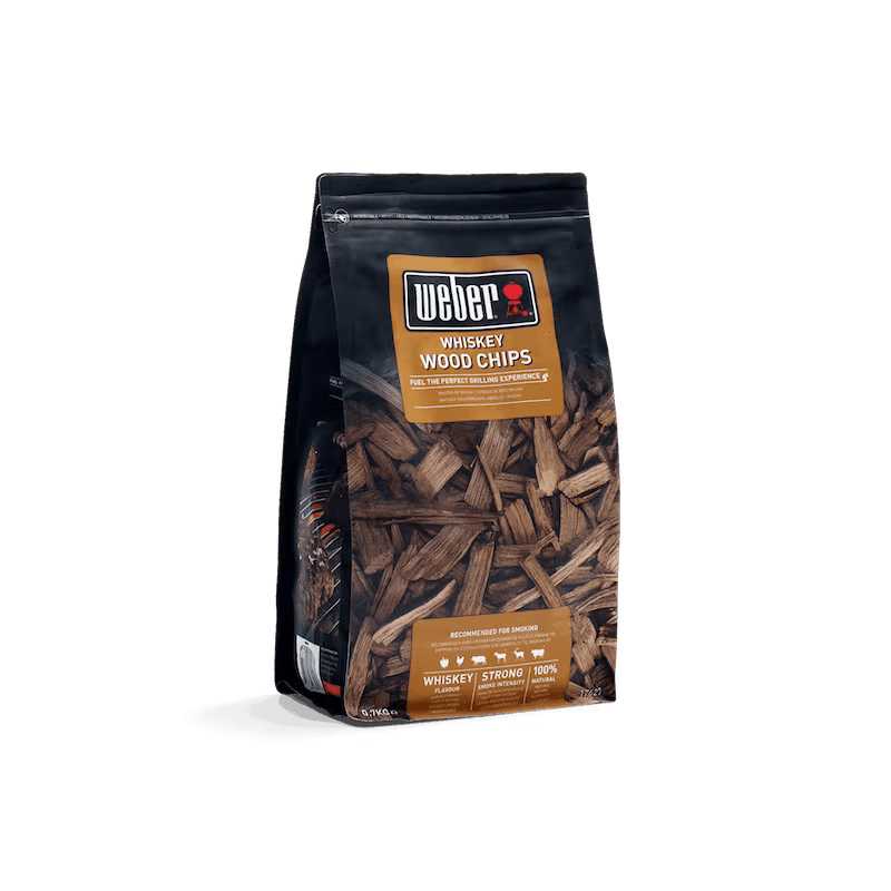 Weber Whiskey Wood Chips - BBQ FUEL BBQ TOOLS, ACCESSORIES , TENT PEGS - Beattys of Loughrea
