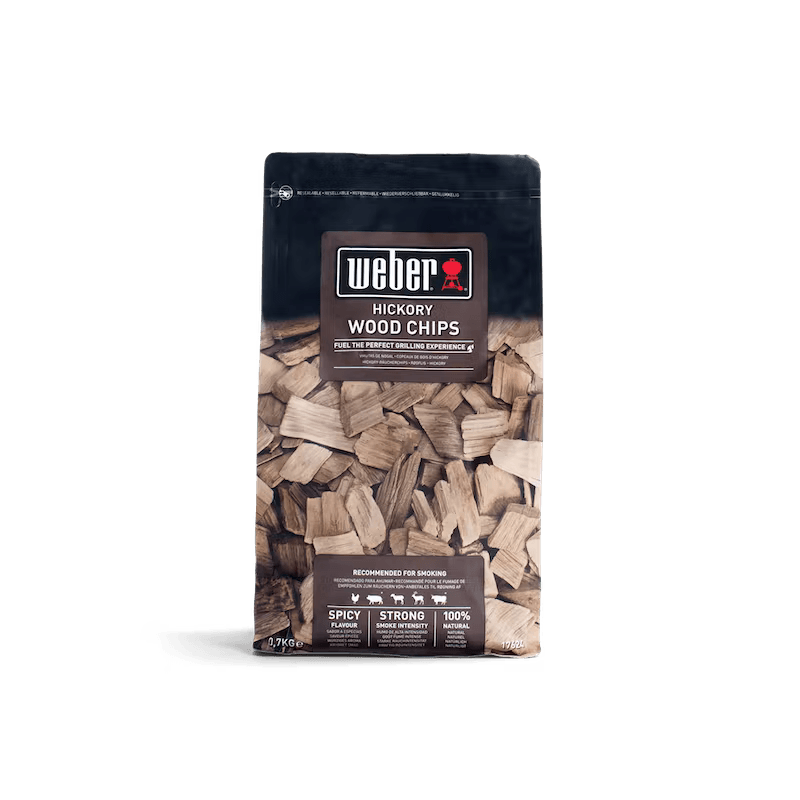 Weber Hickory Wood Chips - BBQ FUEL BBQ TOOLS, ACCESSORIES , TENT PEGS - Beattys of Loughrea