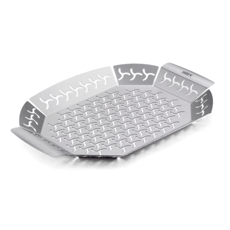 Weber Premium Grilling Basket Large - BBQ FUEL BBQ TOOLS, ACCESSORIES , TENT PEGS - Beattys of Loughrea