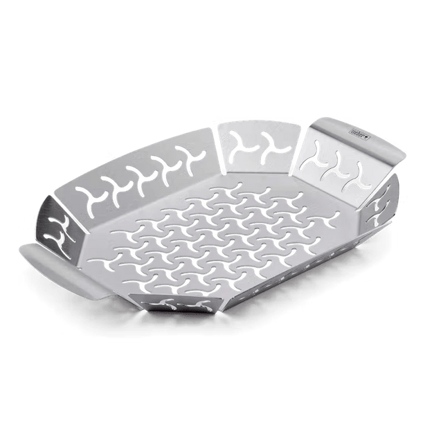 Weber Premium Grilling Basket Small - BBQ FUEL BBQ TOOLS, ACCESSORIES , TENT PEGS - Beattys of Loughrea