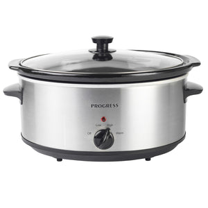 Progress 6.5L Oval Slow Cooker - 300 W - DEEP FAT FRYERS/ AIR FRYER - Beattys of Loughrea