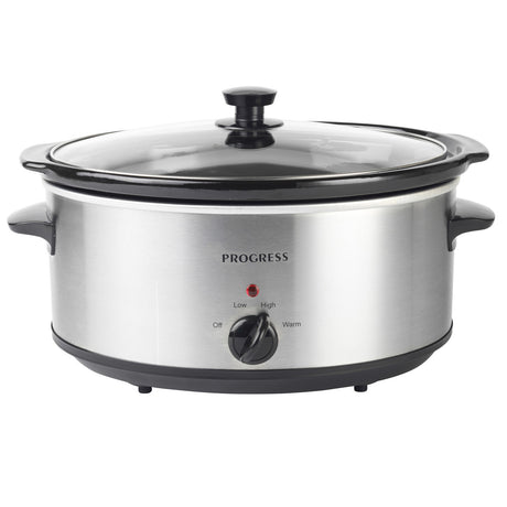 Progress 6.5L Oval Slow Cooker - 300 W - DEEP FAT FRYERS/ AIR FRYER - Beattys of Loughrea