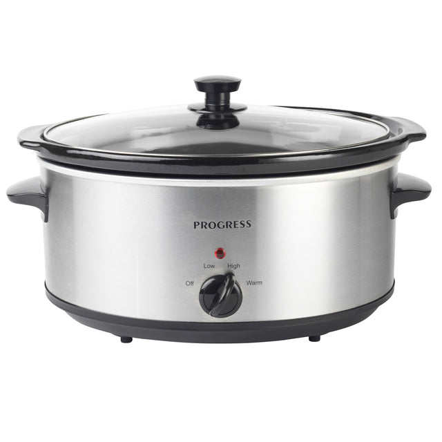 Progress 6.5L Oval Slow Cooker - 300 W - DEEP FAT FRYERS/ AIR FRYER - Beattys of Loughrea