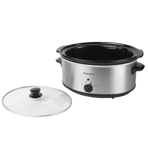 Progress 6.5L Oval Slow Cooker - 300 W