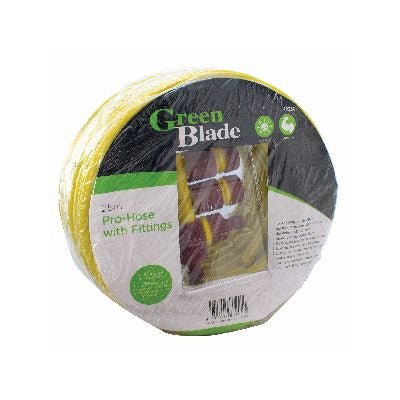 Green Blade 25m Professional Hose Pipe With Fittings - HOE/RAKE/HANDLE/HANDTOOL - Beattys of Loughrea