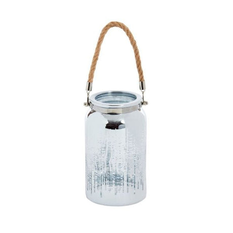 WonderWorld Lantern - Chrome 18cm - XMAS LANTERNS/ BOTTLES - Beattys of Loughrea