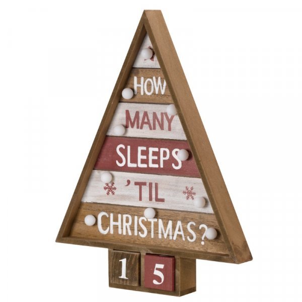 Christmas Countdown & Advent Calendar - XMAS CERAMIC WOOD RESIN GLASS ORNAMENTS - Beattys of Loughrea