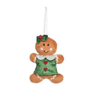 Gingerbread Girl Pendant 10cm - XMAS BAUBLES - Beattys of Loughrea