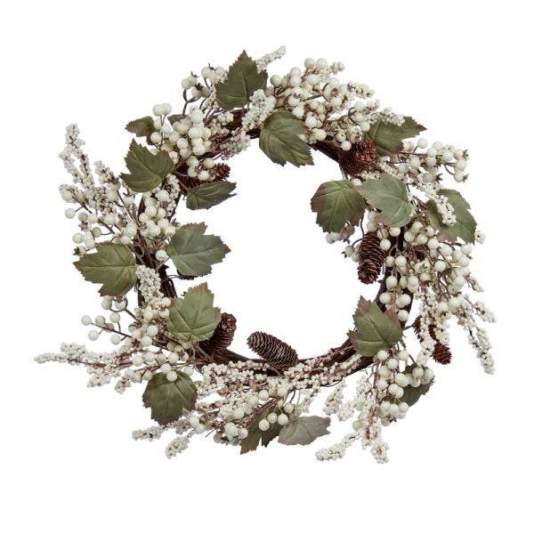 WinterBerry Wreath - 40cm - XMAS WREATHS - Beattys of Loughrea