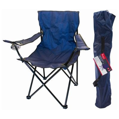 Foldable Canvas Camping Chair - SINGLE GARDEN BENCH/ CHAIR - Beattys of Loughrea
