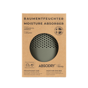 AbsoDry Duo Family Moisture Absorber 600g Bag Green - DE HUMIDIFIER - Beattys of Loughrea