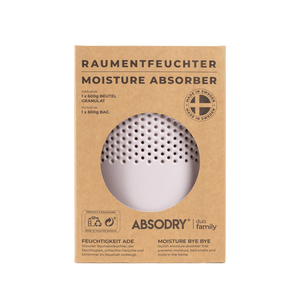 AbsoDry Duo Family Moisture Absorber 600g Bag Pink - DE HUMIDIFIER - Beattys of Loughrea