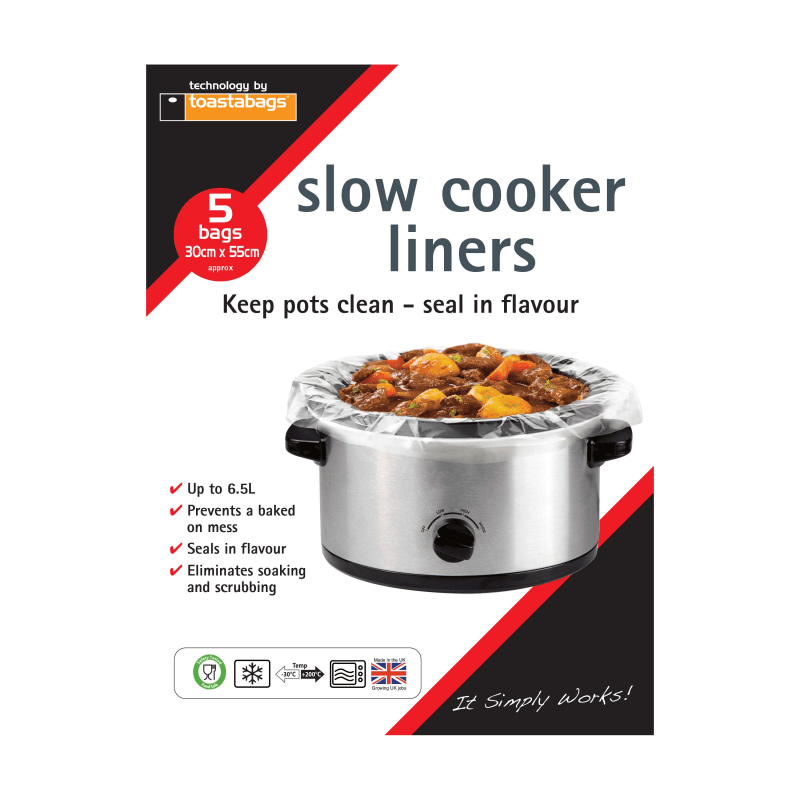 Planit Slow Cooker Liners 5 Pack - MICROWAVE WARE/FOILS/FREEZER BAG - Beattys of Loughrea