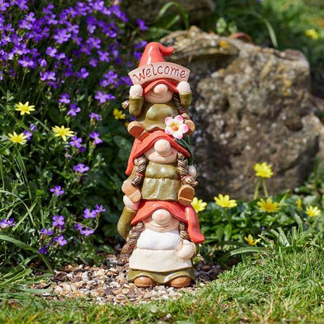 Welcome Gonkettes Garden Ornament - SOLAR / GARDEN ORNAMENTS - Beattys of Loughrea