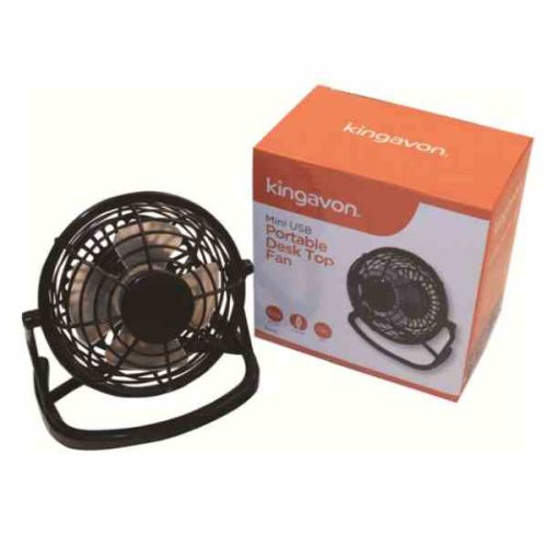 Kingavon Mini Usb Portable Desk Cooling Fan - FANS - Beattys of Loughrea