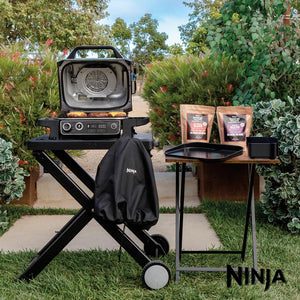 Ninja Woodfire Electric Outdoor BBQ Grill & Smoker | OG701UK - DEEP FAT FRYERS/ AIR FRYER - Beattys of Loughrea