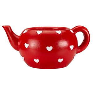 Teapot Heart Planter - GDN PLANTER - METAL/POTTERY - Beattys of Loughrea