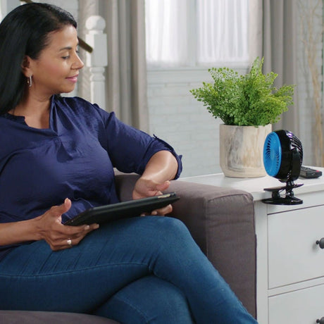 JML 360⁰ Portable Chillmax Go Fan - Black - CLEANING - MOP & BUCKET - Beattys of Loughrea