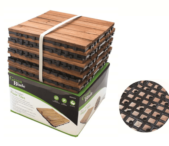 9pk Wooden Floor Tiles - TRELLIS, FENCING, ARCHES - Beattys of Loughrea