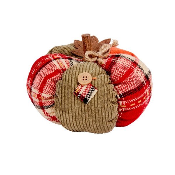 Patch Pumpkin 13cm - SOLAR / GARDEN ORNAMENTS - Beattys of Loughrea