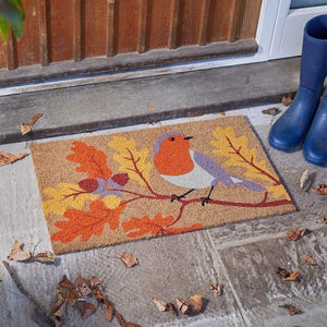 Robin's Oak Decoir Mat 40x60cm - DOOR MATS/DOOR CURTAIN - Beattys of Loughrea
