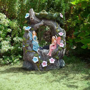 Fairy Rainfall Solar Powered Water Feature - SOLAR / GARDEN ORNAMENTS - Beattys of Loughrea