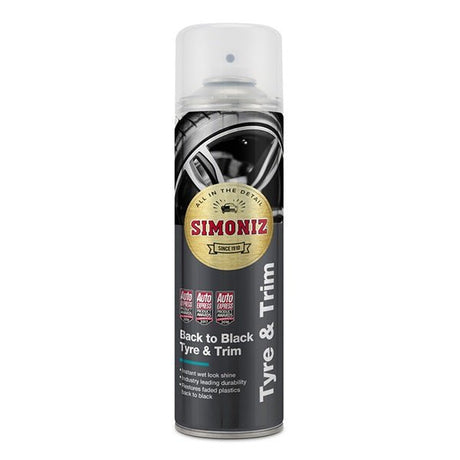 Simoniz Back To Black Tyre And Trim 500ml - CAR ACCESSORIES - Beattys of Loughrea
