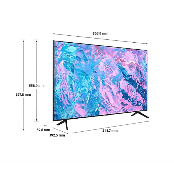 Samsung 2023 43” CU7100 UHD 4K HDR Smart TV - TV 29" (73CM +) - Beattys of Loughrea