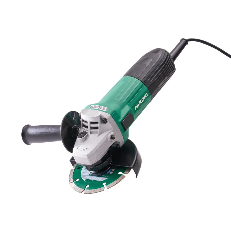 Hikoki 115mm (4 1/2") Mini Grinder with FREE Diamond Blade - ANGLE GRINDERS/ROUTERS - Beattys of Loughrea