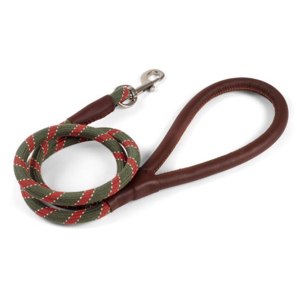 Primo - Olive Walkabout Dog Lead 120cm - PET LEAD, COLLAR AND ID, SAFETY - Beattys of Loughrea