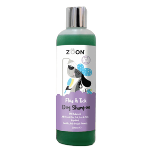 Zoon Flea & Tick Dog Shampoo - 300ml - PET SHAMPOO FLEA PWDR GROOMING - Beattys of Loughrea