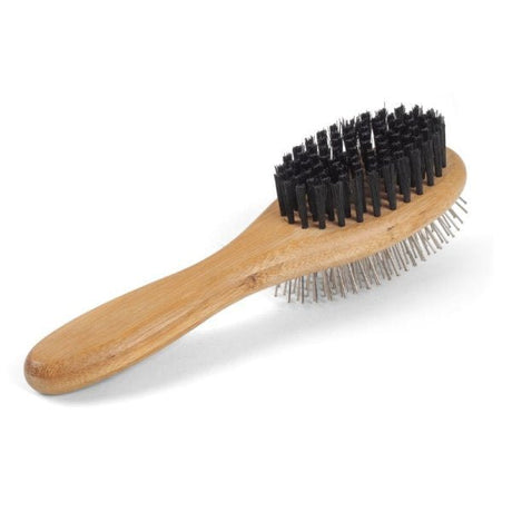 Double Sided Pet Brush - PET SHAMPOO FLEA PWDR GROOMING - Beattys of Loughrea