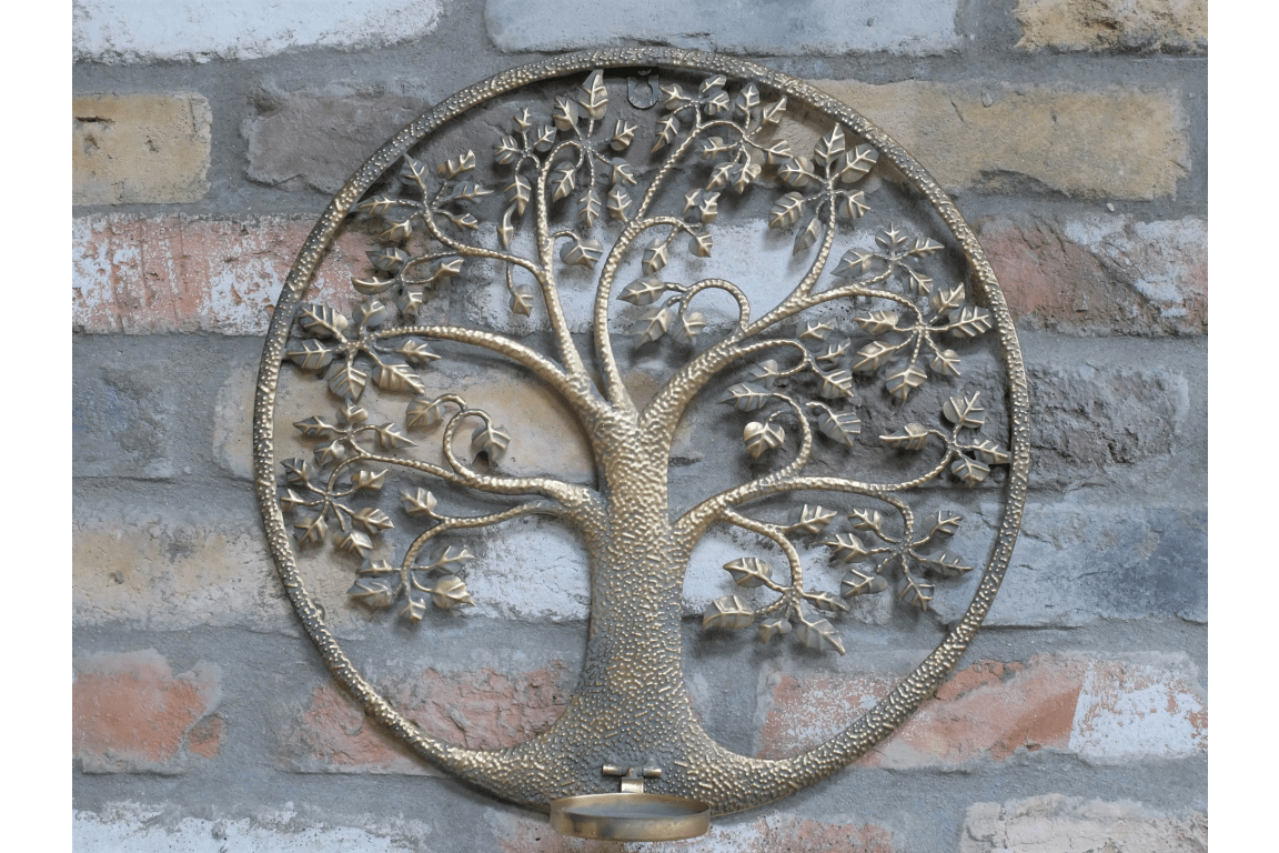 Tree of Life Wall Decoration 40cm (Candle not incl.) - WALL PLAQUE/STATUES - Beattys of Loughrea