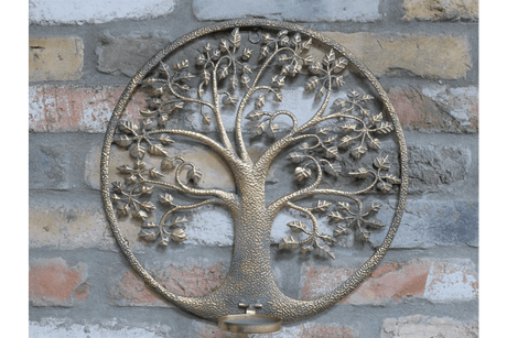 Tree of Life Wall Decoration 40cm (Candle not incl.) - WALL PLAQUE/STATUES - Beattys of Loughrea