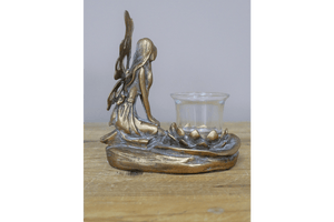 Fairy Tealight Holder 15.5cm - CANDLE HOLDERS / Lanterns - Beattys of Loughrea