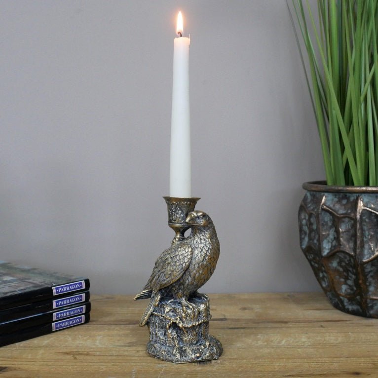 Eagle Candle Holder 16cm (Candle not incl.) - CANDLE HOLDERS / Lanterns - Beattys of Loughrea