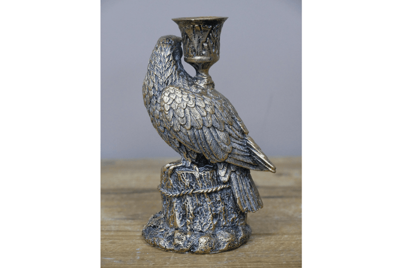 Eagle Candle Holder 16cm (Candle not incl.) - CANDLE HOLDERS / Lanterns - Beattys of Loughrea