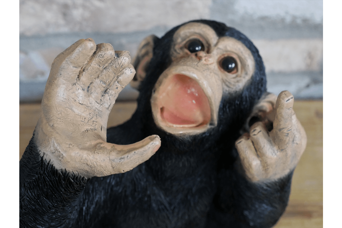 Up Yours Monkey Wine Holder 30cm - WINE RACKS - Beattys of Loughrea