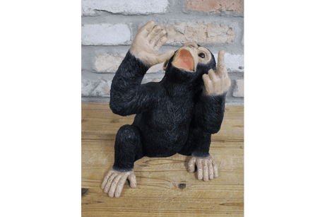 Up Yours Monkey Wine Holder 30cm - WINE RACKS - Beattys of Loughrea