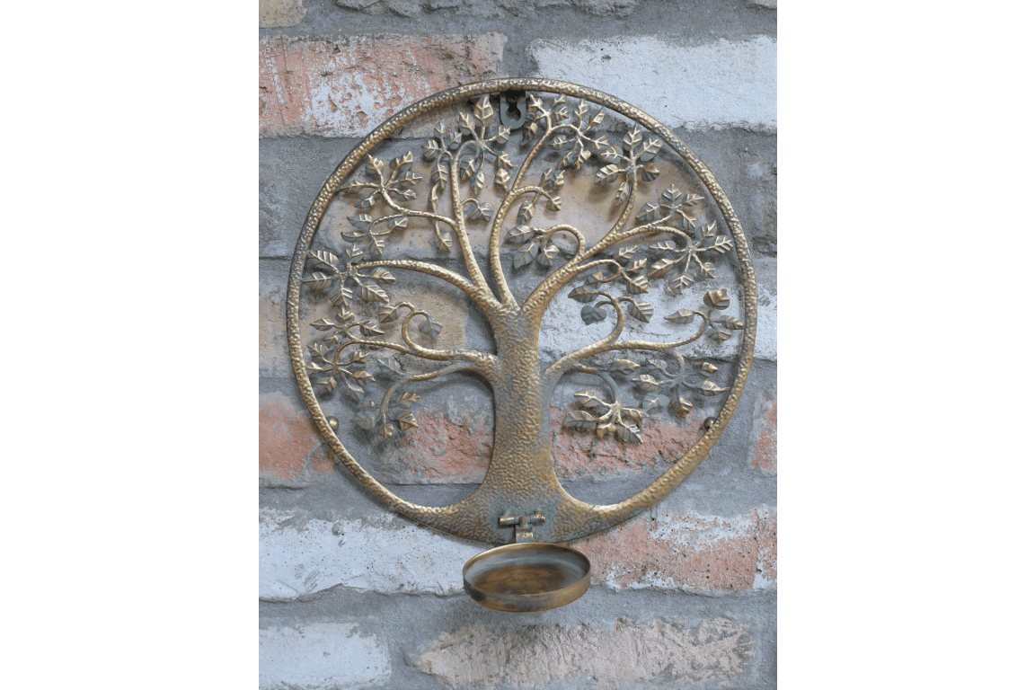 Tree of Life Wall Decoration 30cm (Candle not incl.) - WALL PLAQUE/STATUES - Beattys of Loughrea