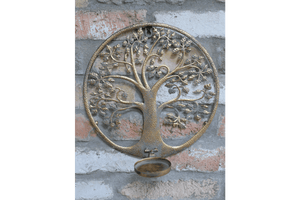 Tree of Life Wall Decoration 30cm (Candle not incl.) - WALL PLAQUE/STATUES - Beattys of Loughrea
