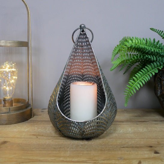 Candle Holder 29cm (Candle not incl.) - CANDLE HOLDERS / Lanterns - Beattys of Loughrea
