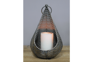 Candle Holder 29cm (Candle not incl.) - CANDLE HOLDERS / Lanterns - Beattys of Loughrea