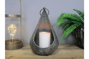 Candle Holder 29cm (Candle not incl.) - CANDLE HOLDERS / Lanterns - Beattys of Loughrea