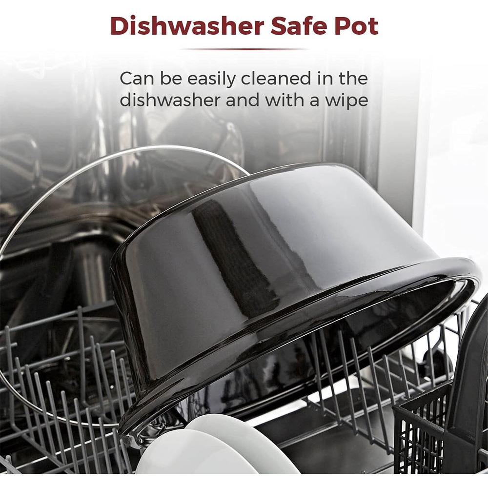 Tower 6.5 Litre Slow Cooker - Stainless Steel - DEEP FAT FRYERS/ AIR FRYER - Beattys of Loughrea