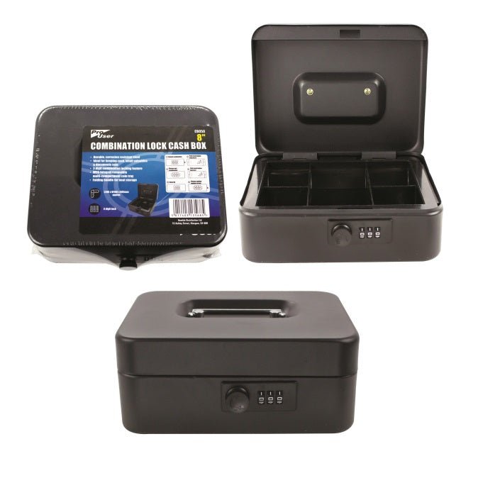 ProUser 8" Cash Box with Combination Lock - CASH BOXES - Beattys of Loughrea